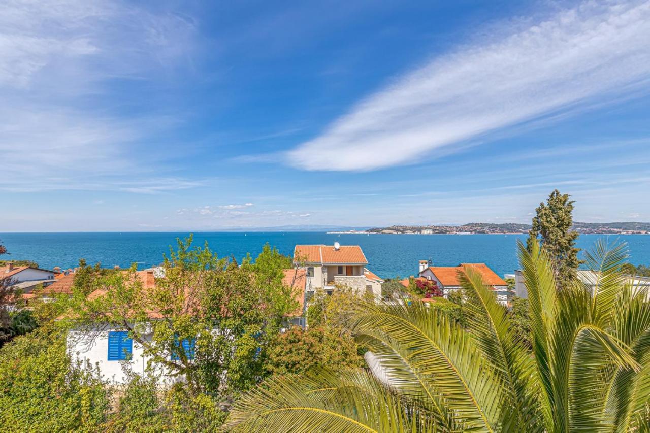Villa Milena With Pool And Sea View Crveni Vrh Exterior foto