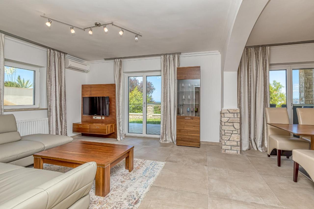 Villa Milena With Pool And Sea View Crveni Vrh Exterior foto